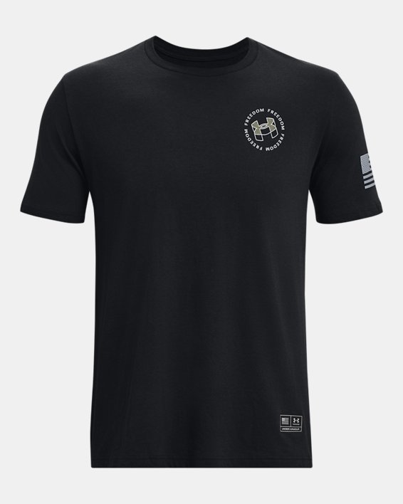 Men's UA Freedom USA T-Shirt, Black, pdpMainDesktop image number 4